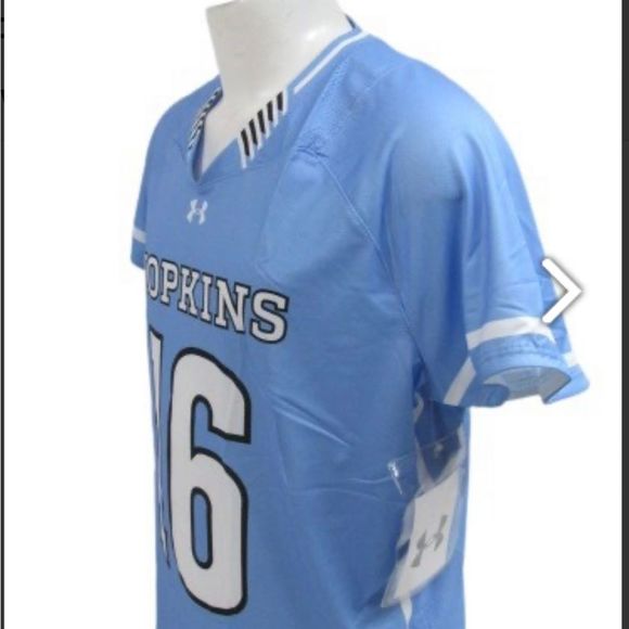 UNDER ARMOUR
Lacrosse Jersey
 'Blue HOPKINS #16'
(Size L) - Picture 3 of 5